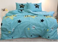 Постельное белье сатин люкс TAG - S380, полуторный